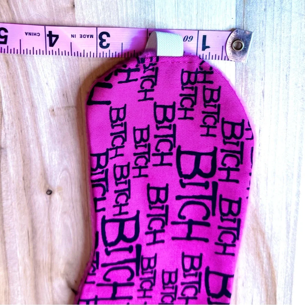 Pink Sleep Mask – Soft Plush Backing – Funny Eye Mask – Adult Humor Gift